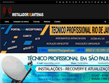 Tablet Screenshot of instaladordeantenas.com
